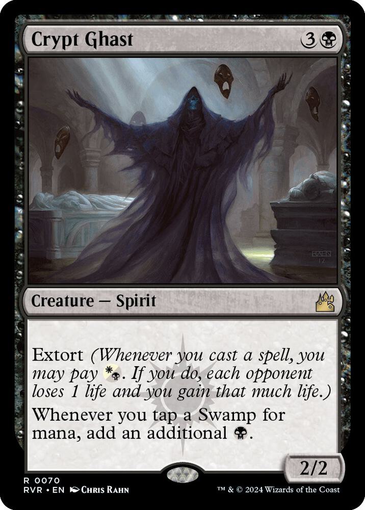 Crypt Ghast 70 card from Ravnica Remastered
