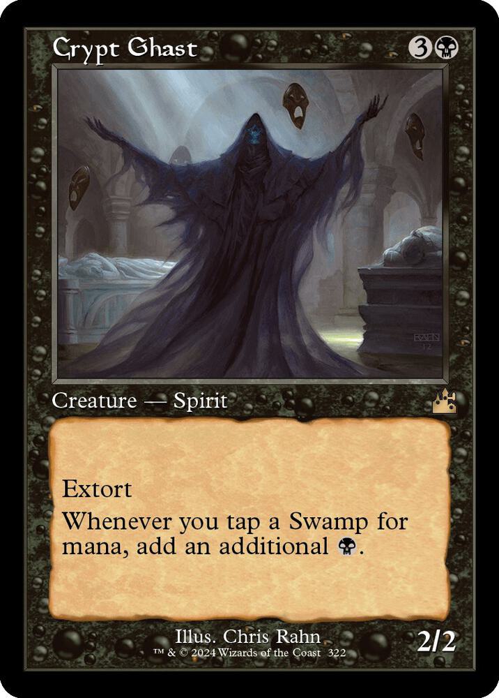 Crypt Ghast (Retro Frame) 322 card from Ravnica Remastered