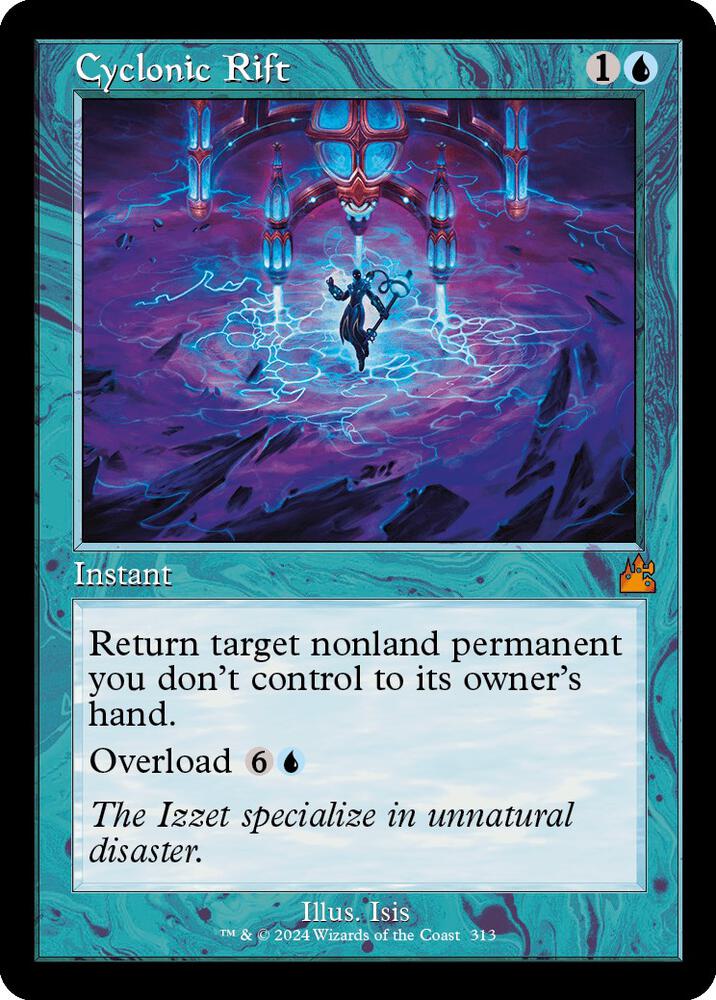 Cyclonic Rift (Retro Frame) 313 card from Ravnica Remastered
