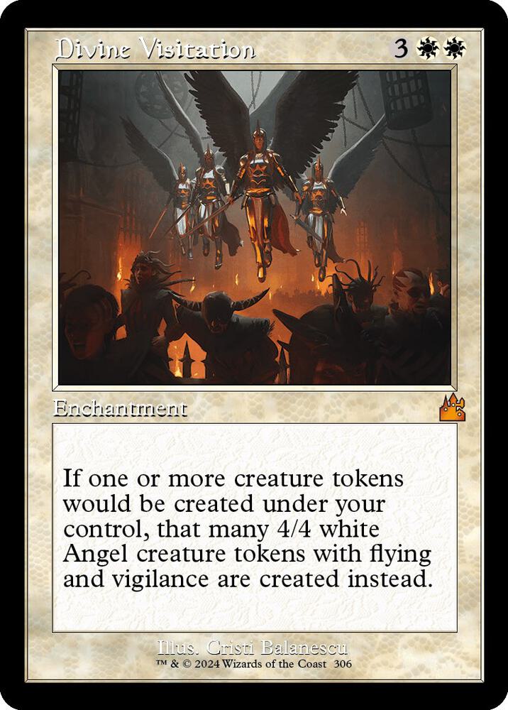 Divine Visitation (Retro Frame) 306 card from Ravnica Remastered