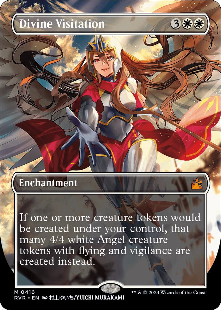 Divine Visitation (Anime Borderless) 416 card from Ravnica Remastered