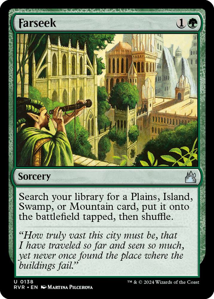 Farseek 138 card from Ravnica Remastered