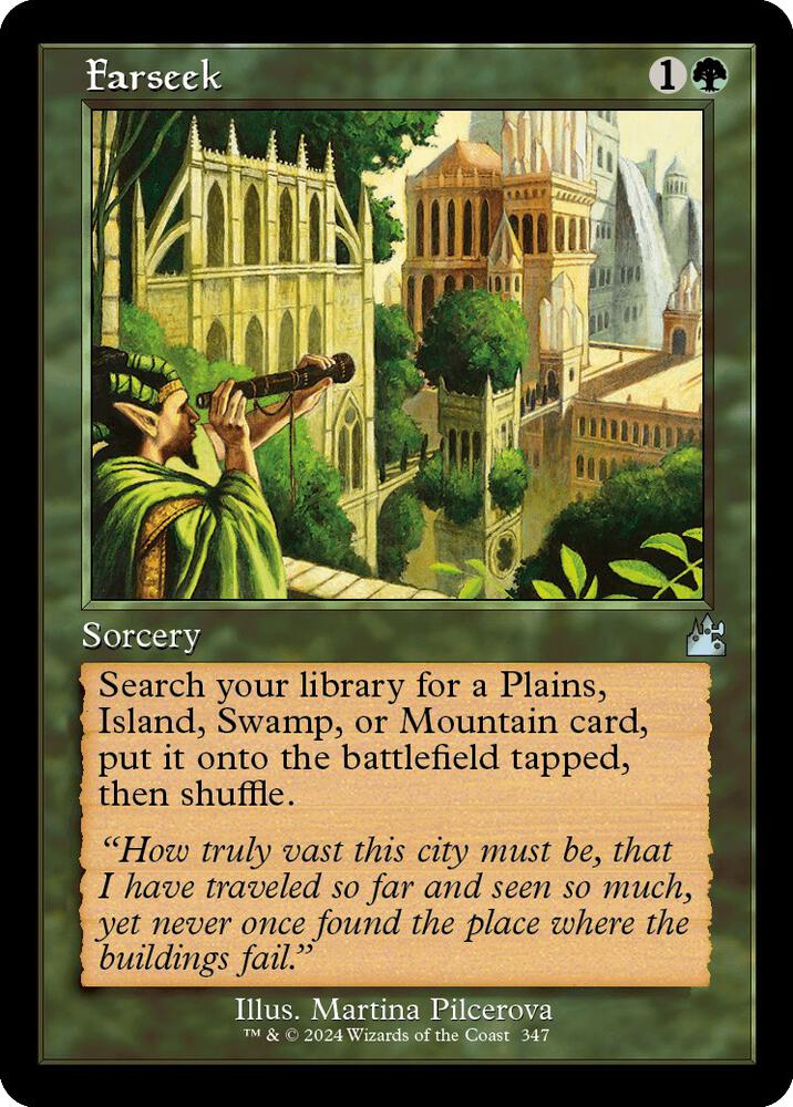 Farseek (Retro Frame) 347 card from Ravnica Remastered