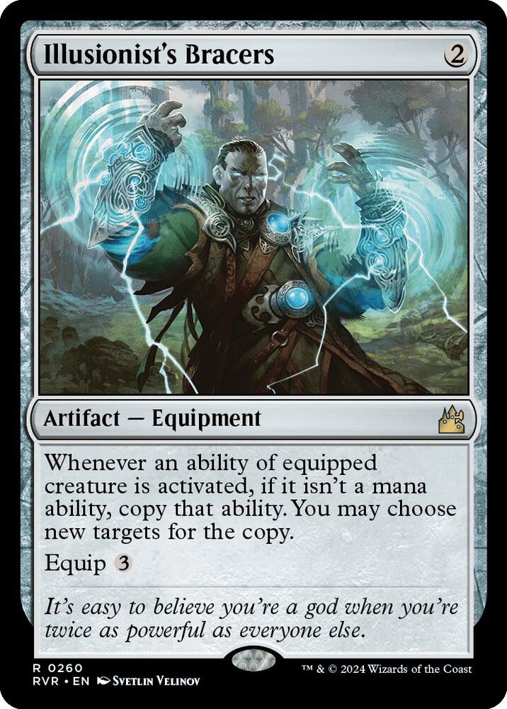 Illusionist's Bracers 260 card from Ravnica Remastered
