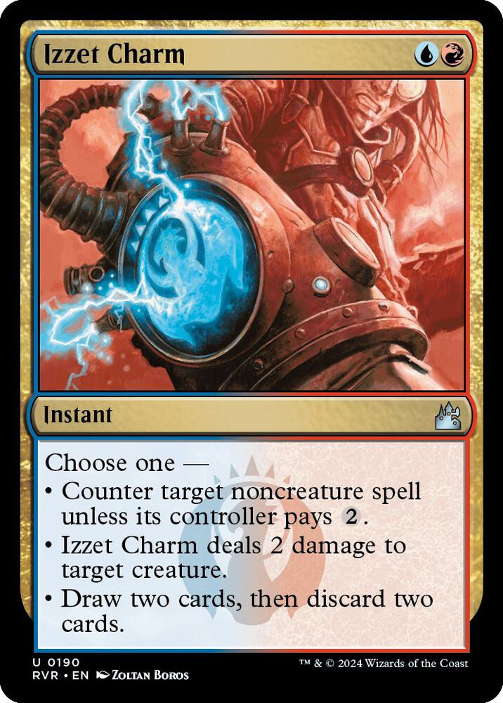 Izzet Charm 190 card from Ravnica Remastered