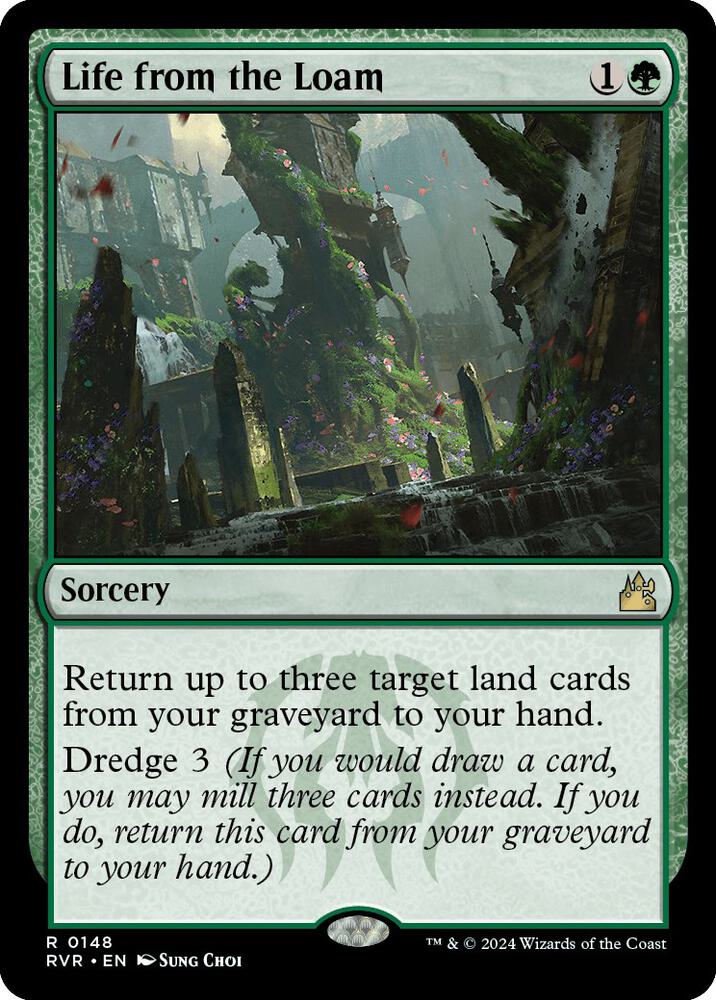 Life from the Loam 148 card from Ravnica Remastered
