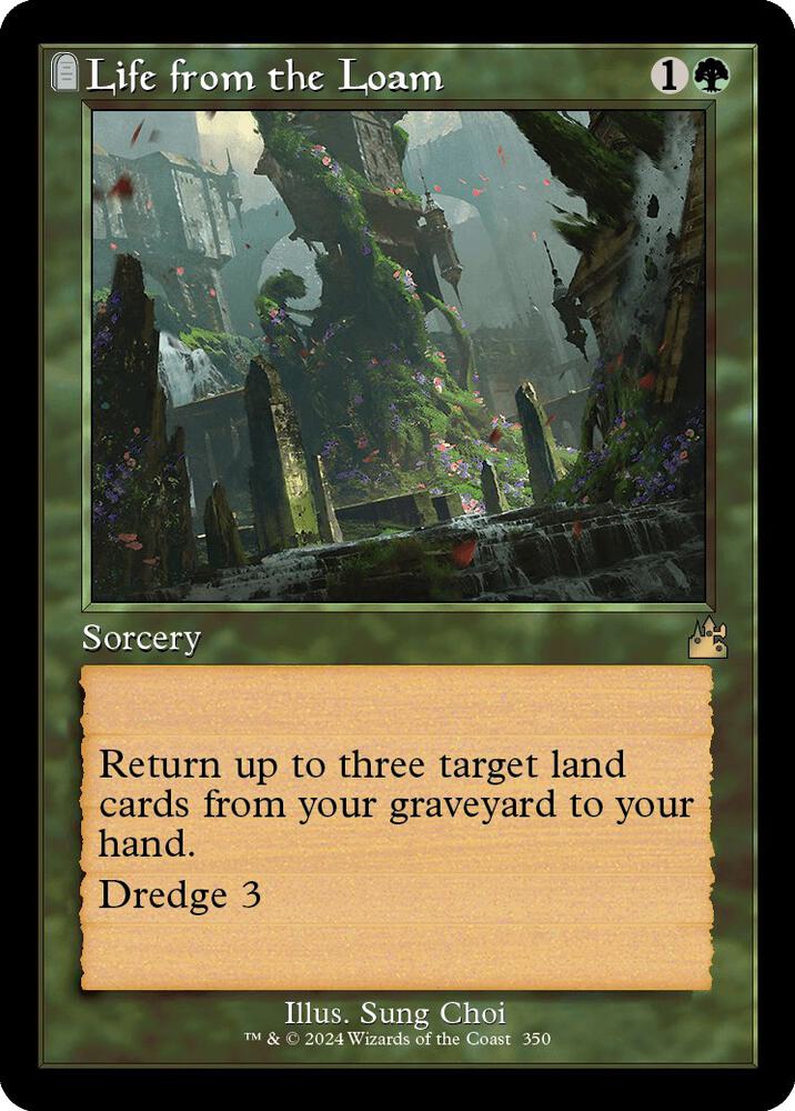 Life from the Loam (Retro Frame) 350 card from Ravnica Remastered
