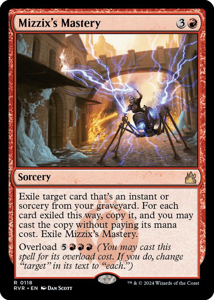 Mizzix's Mastery 118 card from Ravnica Remastered