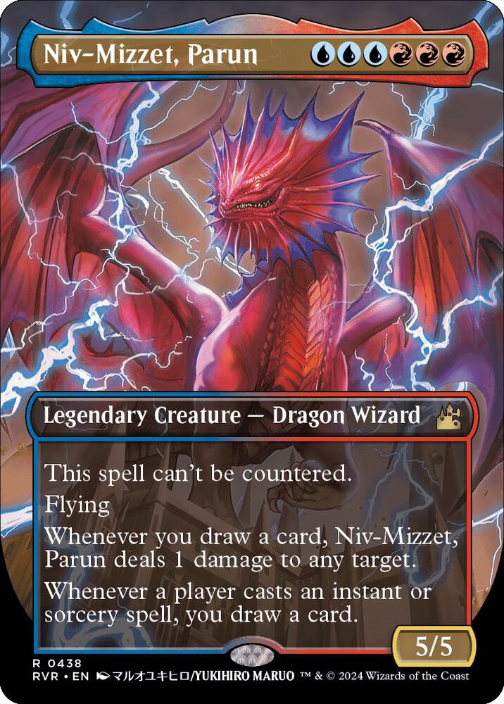 Niv-Mizzet, Parun (Anime Borderless) 438 card from Ravnica Remastered