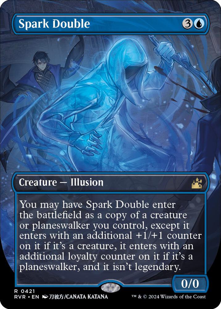 Spark Double (Anime Borderless) 421 card from Ravnica Remastered
