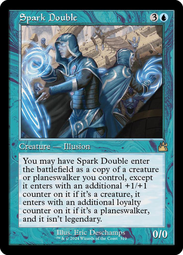 Spark Double (Retro Frame) 319 card from Ravnica Remastered