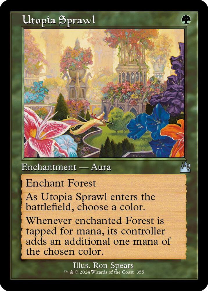 Utopia Sprawl (Retro Frame) 355 card from Ravnica Remastered