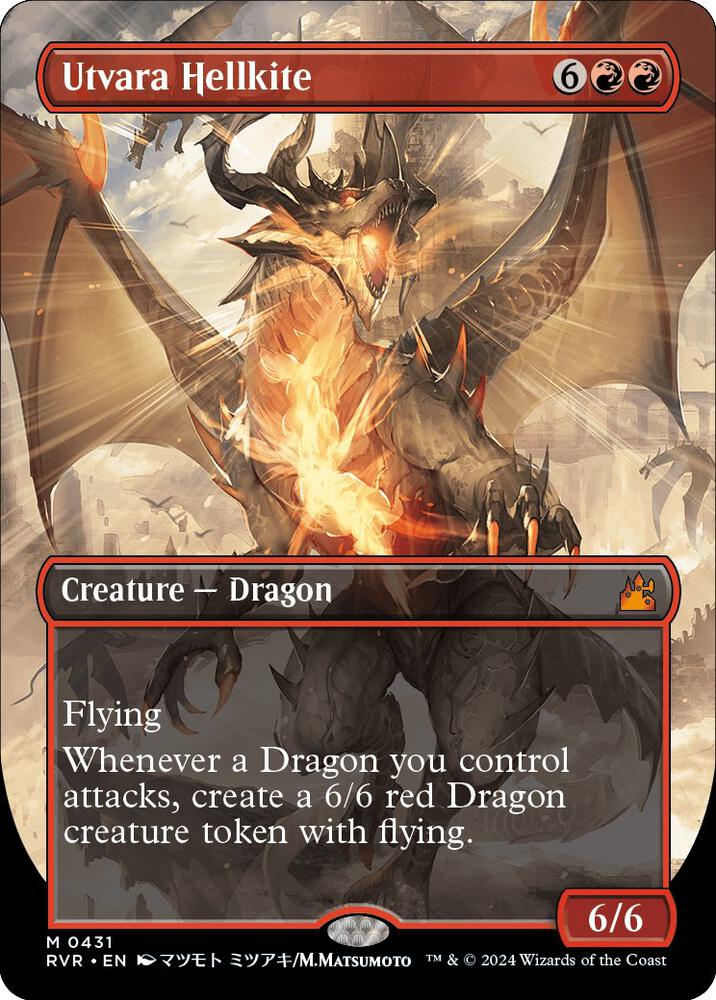 Utvara Hellkite (Anime Borderless) 431 card from Ravnica Remastered