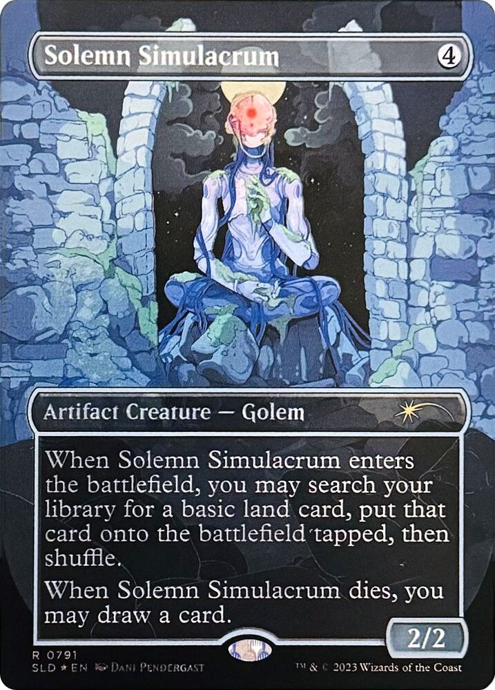 Solemn Simulacrum 791 card from Secret Lair Drop Series