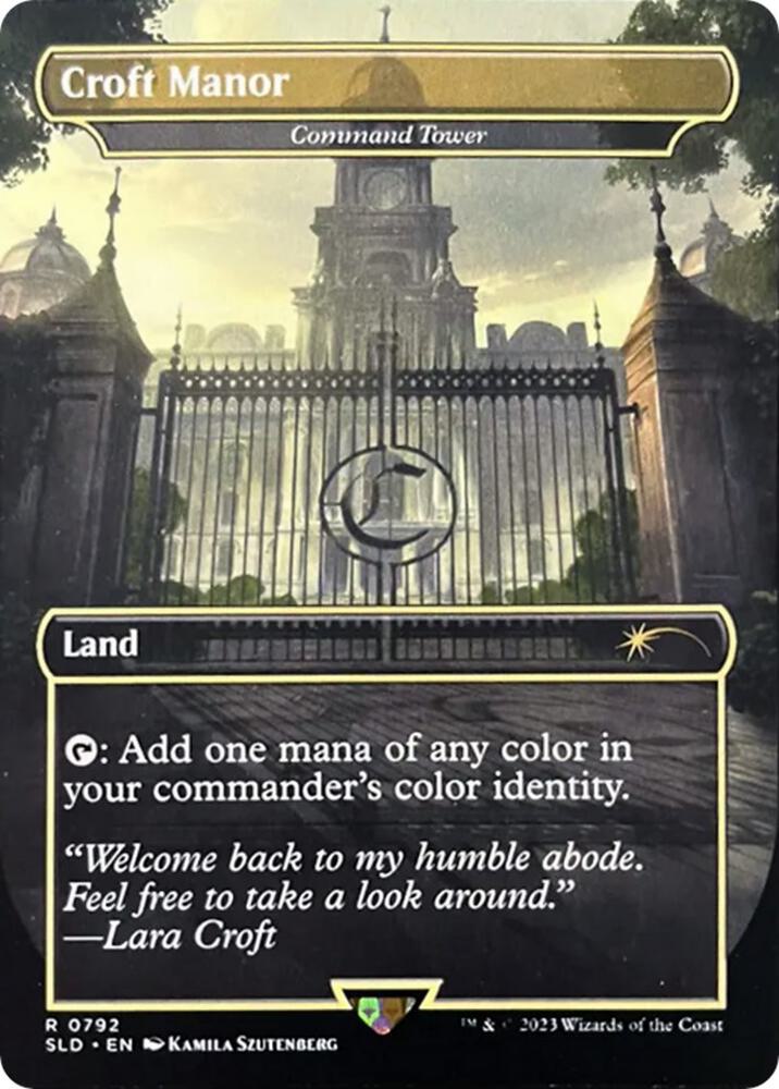Croft Manor - Command Tower 792 card from Secret Lair Drop Series