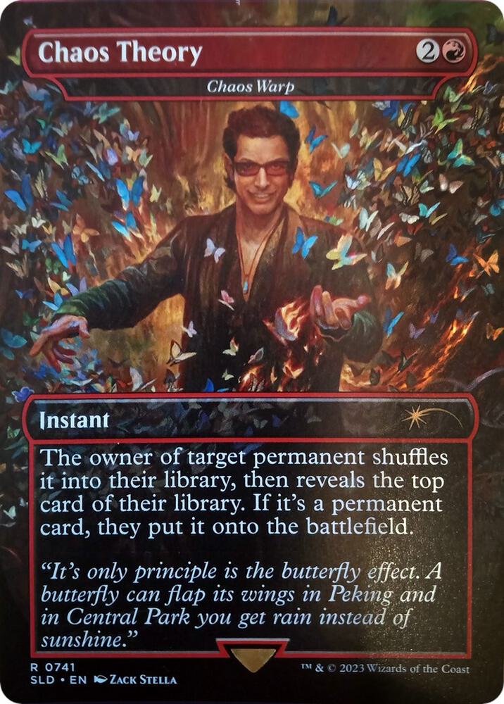 Chaos Theory - Chaos Warp 741 card from Secret Lair Drop Series