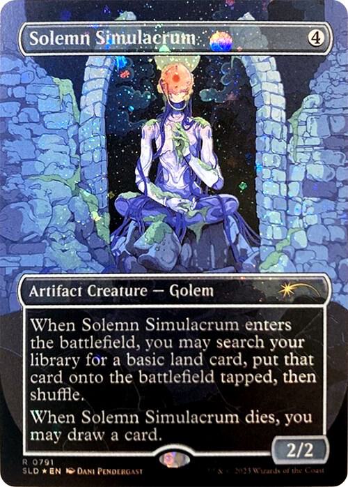 Solemn Simulacrum (Galaxy Foil) 791 card from Secret Lair Drop Series