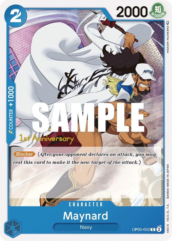 Maynard OP05-052 card from Awakening of the New Era: 1st Anniversary Tournament Cards