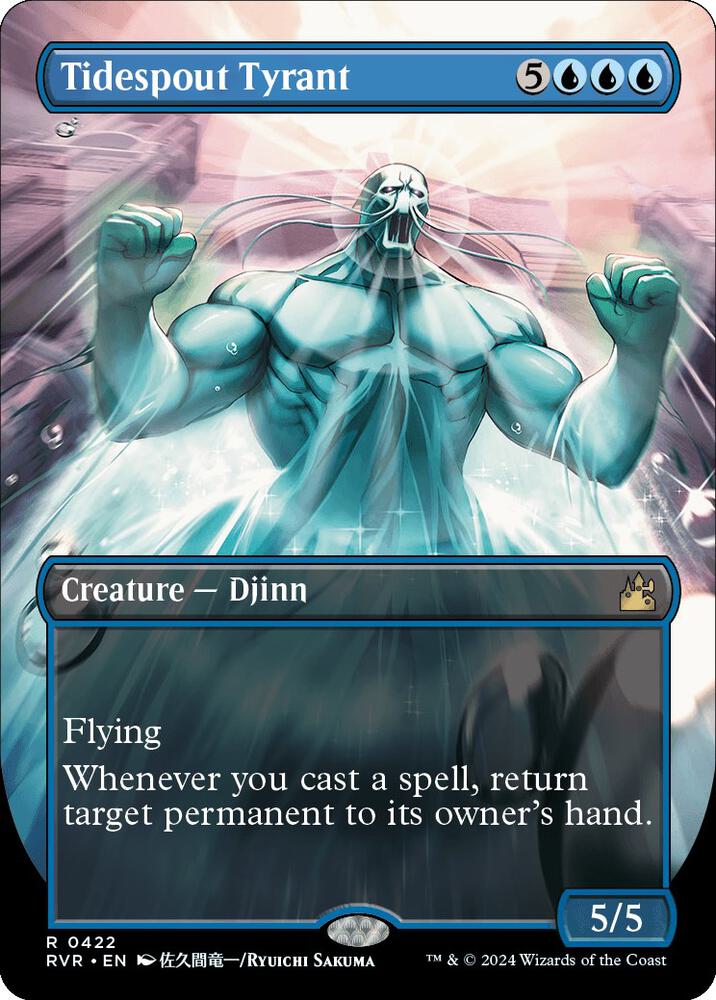 Tidespout Tyrant (Anime Borderless) 422 card from Ravnica Remastered