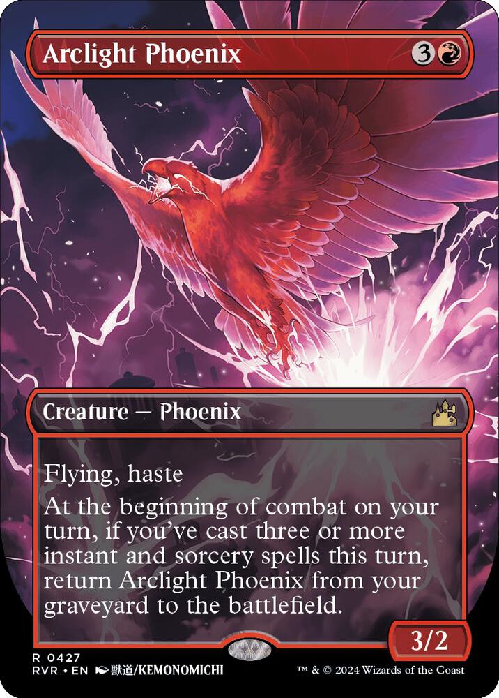 Arclight Phoenix (Anime Borderless) 427 card from Ravnica Remastered