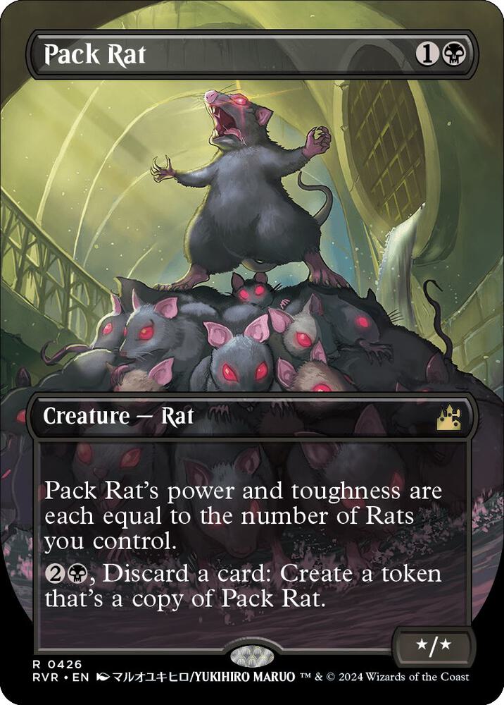 Pack Rat (Anime Borderless) 426 card from Ravnica Remastered