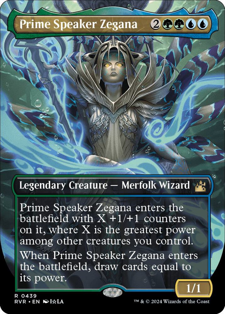Prime Speaker Zegana (Anime Borderless) 439 card from Ravnica Remastered