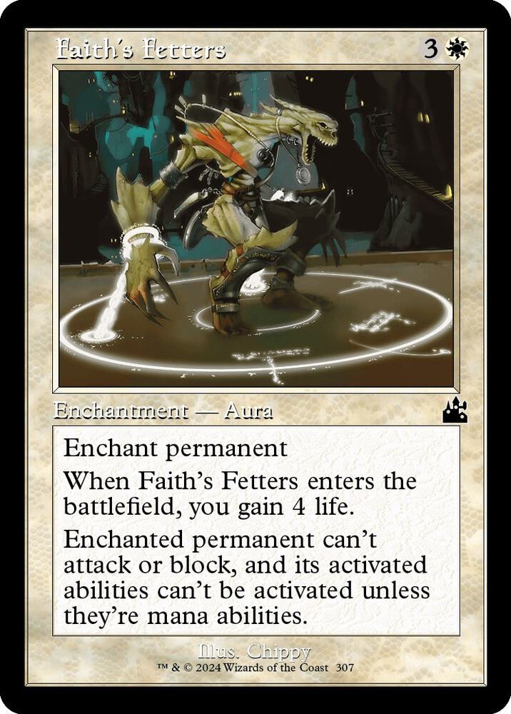 Faith's Fetters (Retro Frame) 307 card from Ravnica Remastered