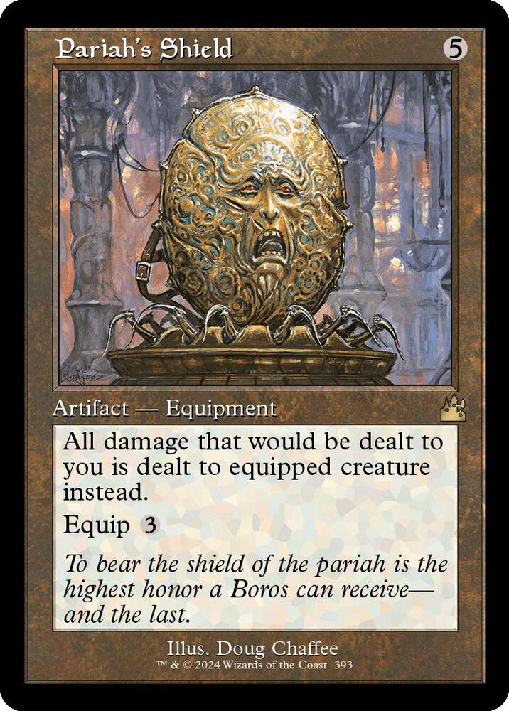 Pariah's Shield (Retro Frame) 393 card from Ravnica Remastered