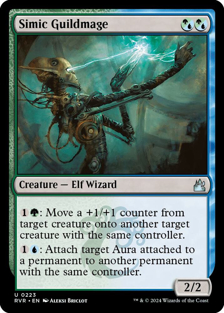 Simic Guildmage 223 card from Ravnica Remastered