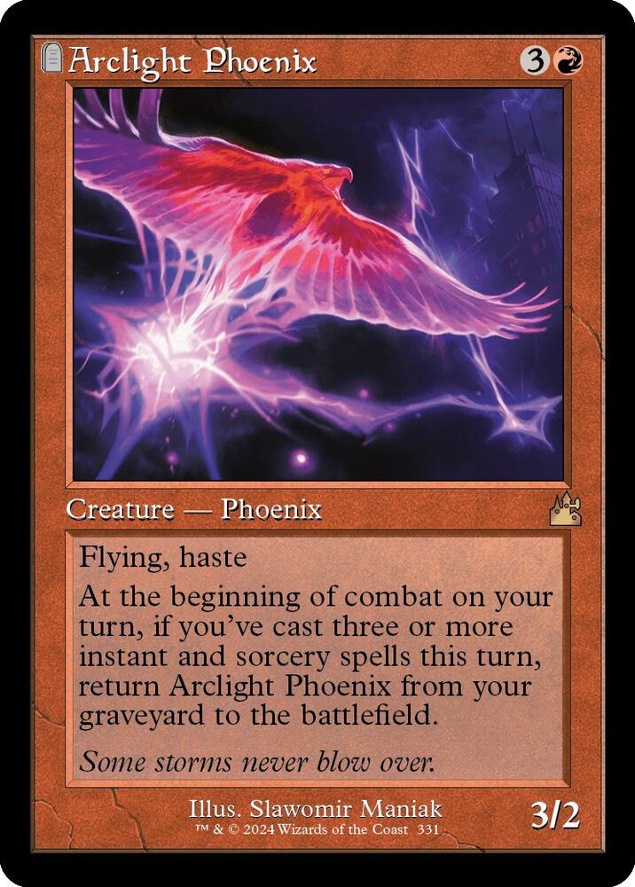 Arclight Phoenix (Retro Frame) 331 card from Ravnica Remastered