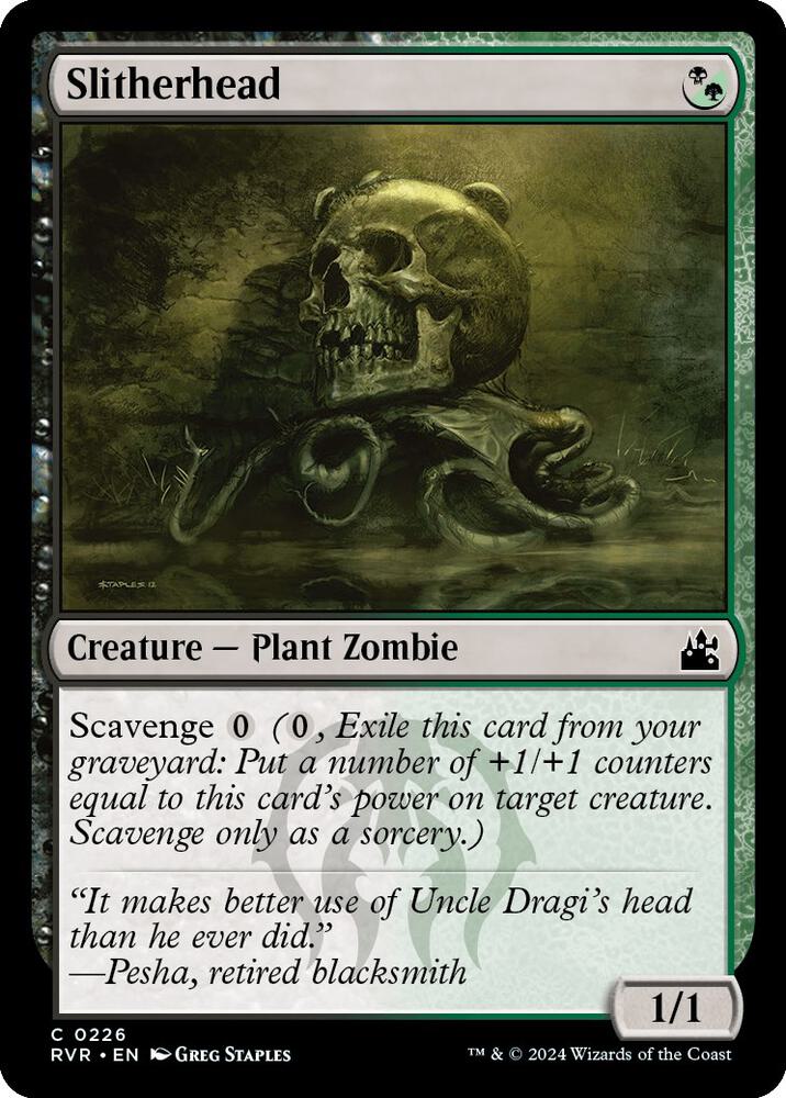 Slitherhead 226 card from Ravnica Remastered