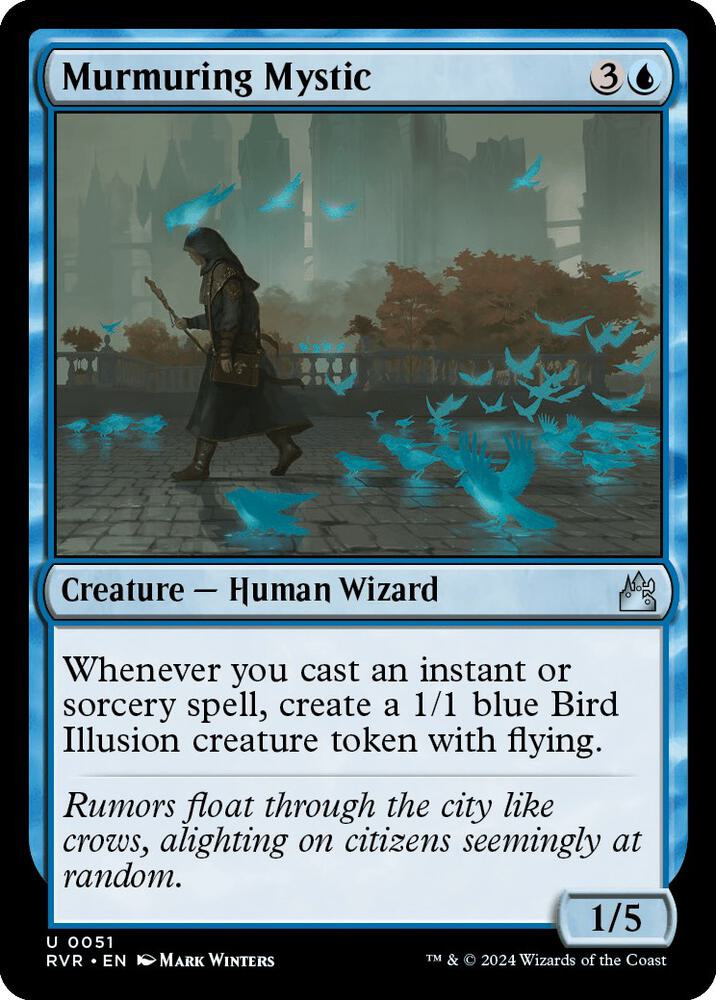 Murmuring Mystic 51 card from Ravnica Remastered
