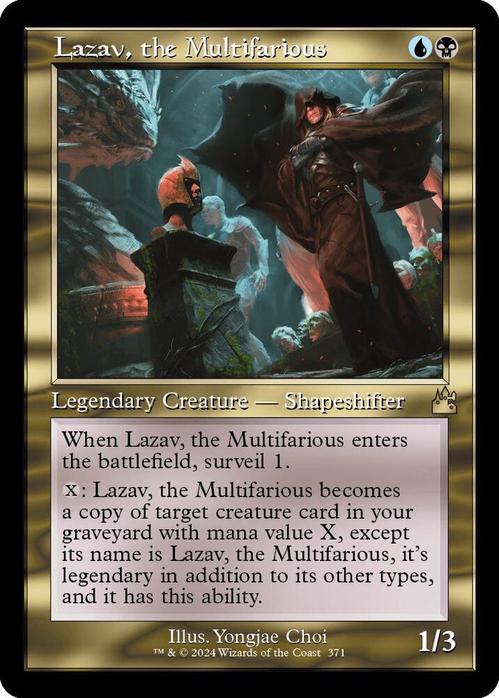 Lazav, the Multifarious (Retro Frame) 371 card from Ravnica Remastered