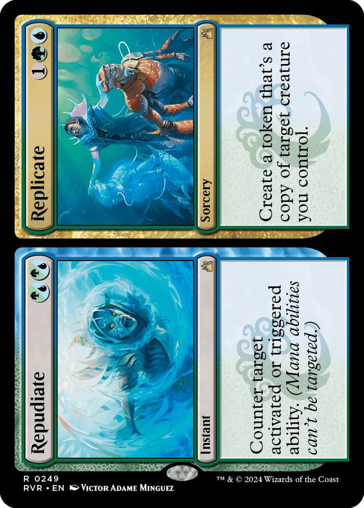 Repudiate // Replicate 249 card from Ravnica Remastered