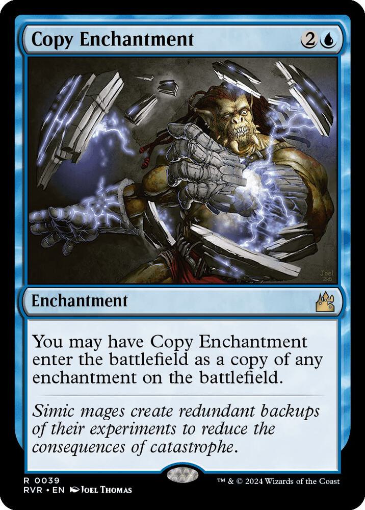 Copy Enchantment 39 card from Ravnica Remastered