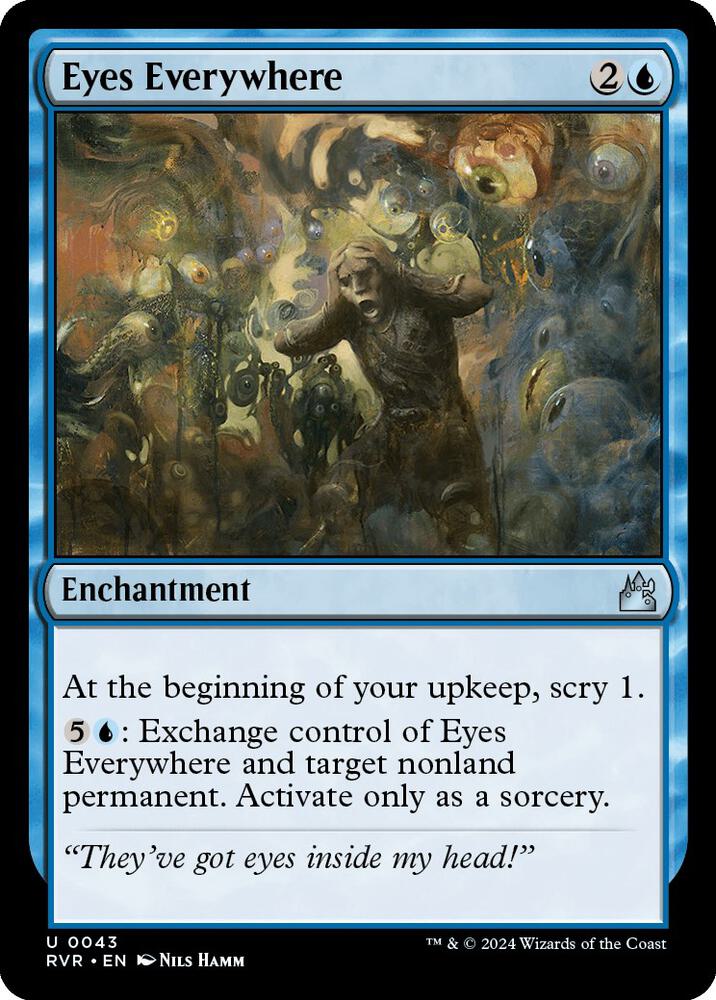 Eyes Everywhere 43 card from Ravnica Remastered