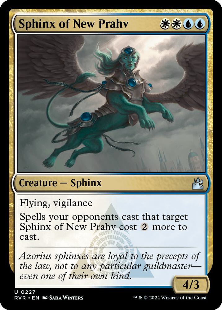 Sphinx of New Prahv 227 card from Ravnica Remastered