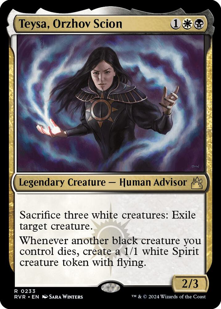 Teysa, Orzhov Scion 233 card from Ravnica Remastered