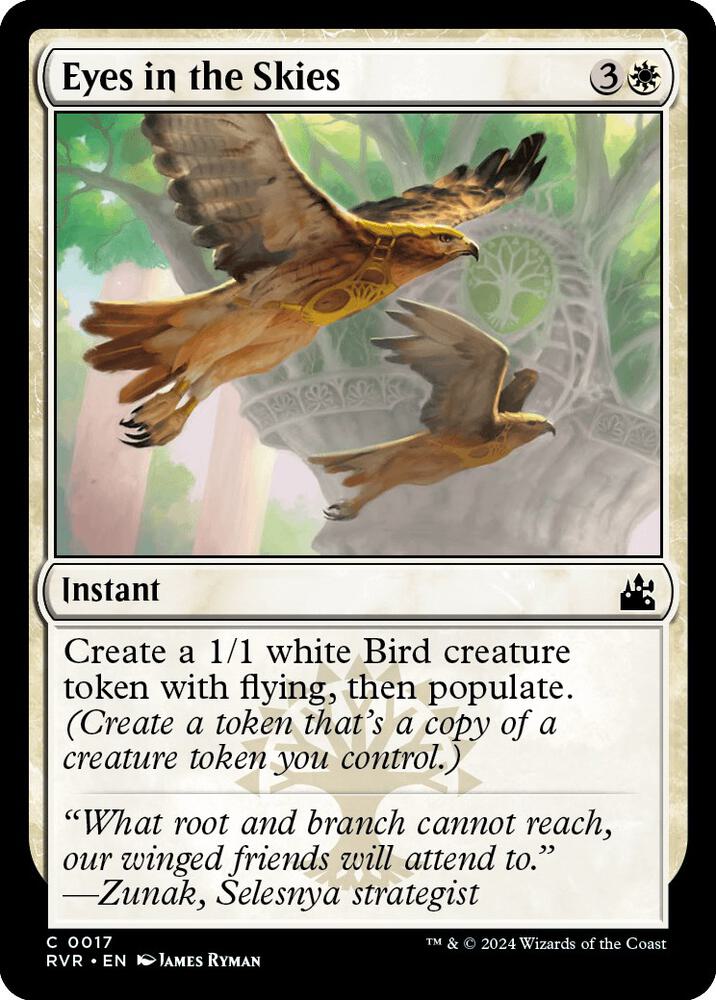 Eyes in the Skies 17 card from Ravnica Remastered
