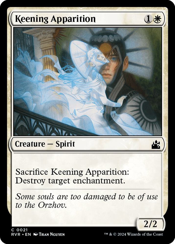 Keening Apparition 21 card from Ravnica Remastered