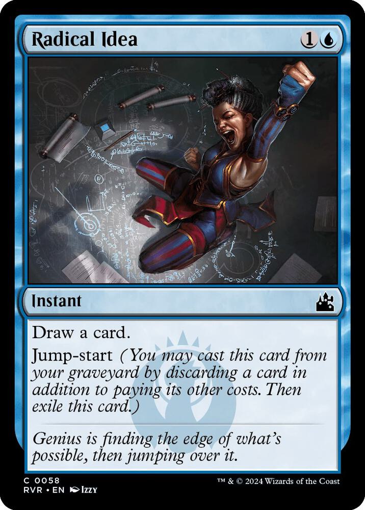 Radical Idea 58 card from Ravnica Remastered