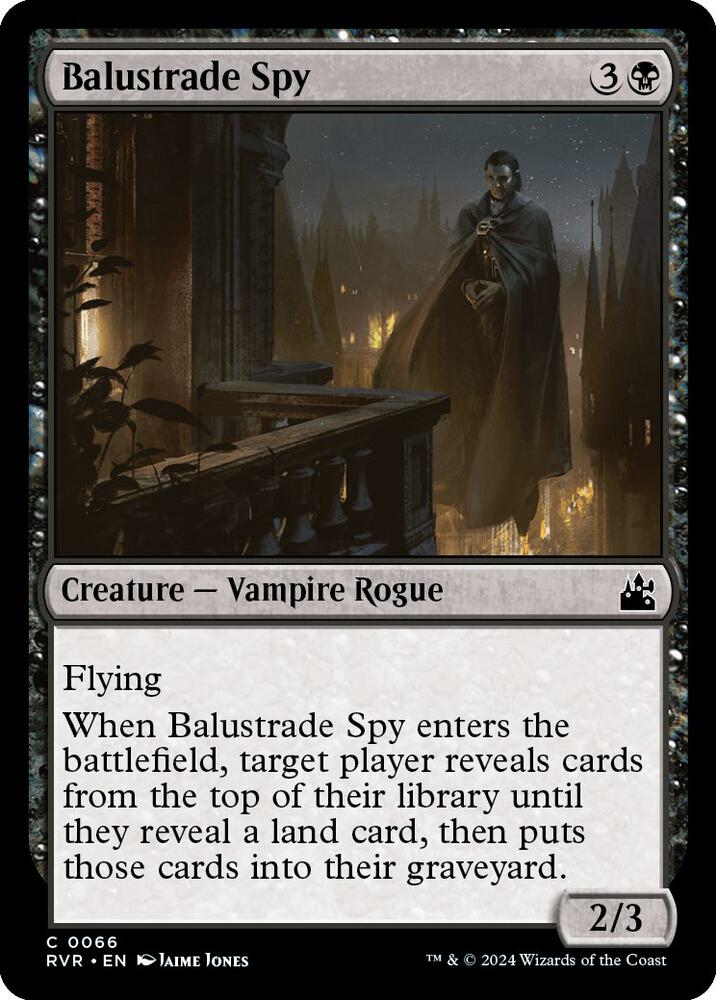 Balustrade Spy 66 card from Ravnica Remastered