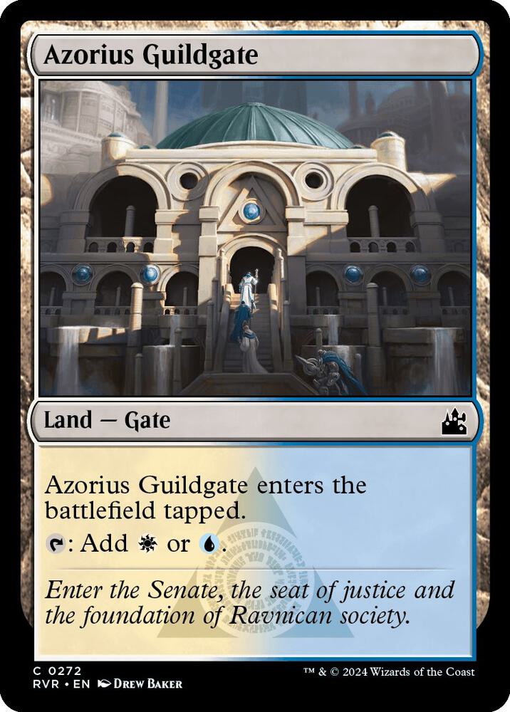 Azorius Guildgate 272 card from Ravnica Remastered