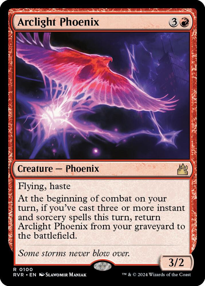 Arclight Phoenix 100 card from Ravnica Remastered
