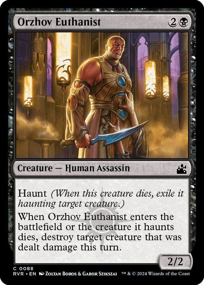 Orzhov Euthanist 88 card from Ravnica Remastered