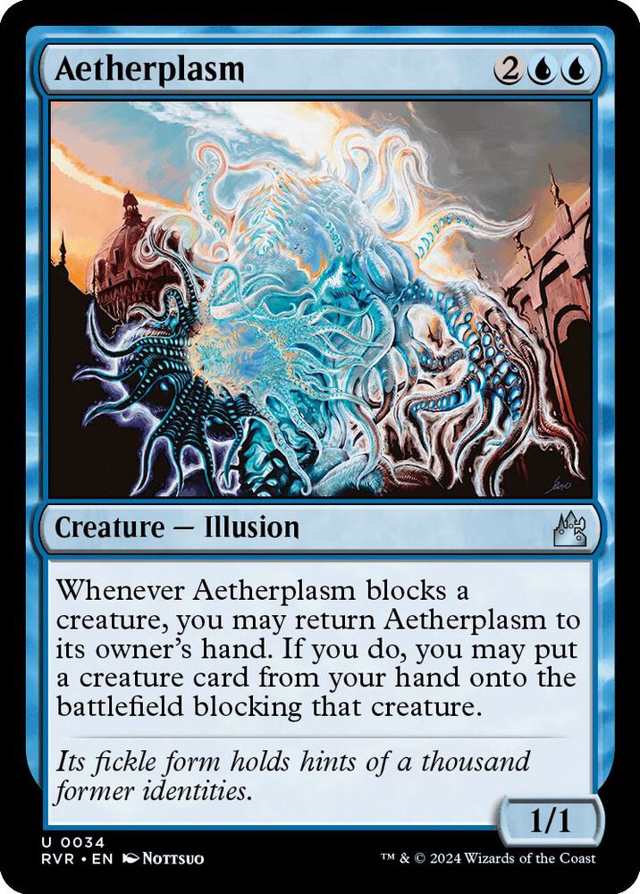 Aetherplasm 34 card from Ravnica Remastered