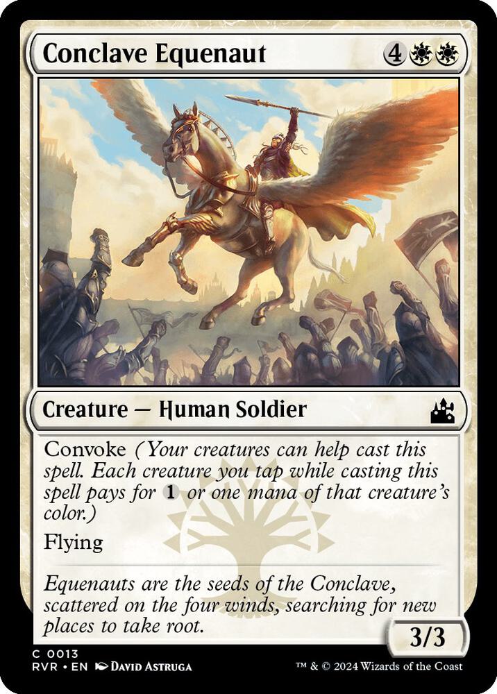 Conclave Equenaut 13 card from Ravnica Remastered