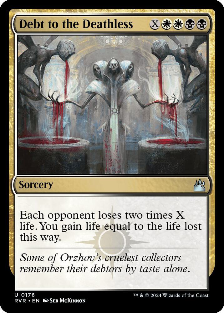 Debt to the Deathless 176 card from Ravnica Remastered