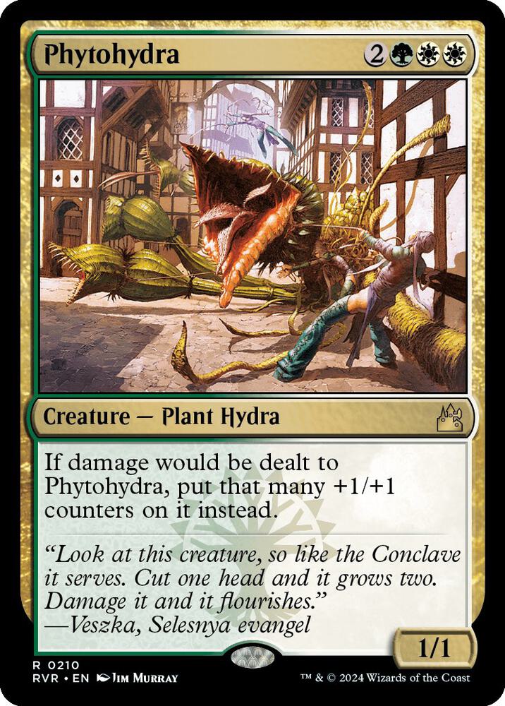 Phytohydra 210 card from Ravnica Remastered