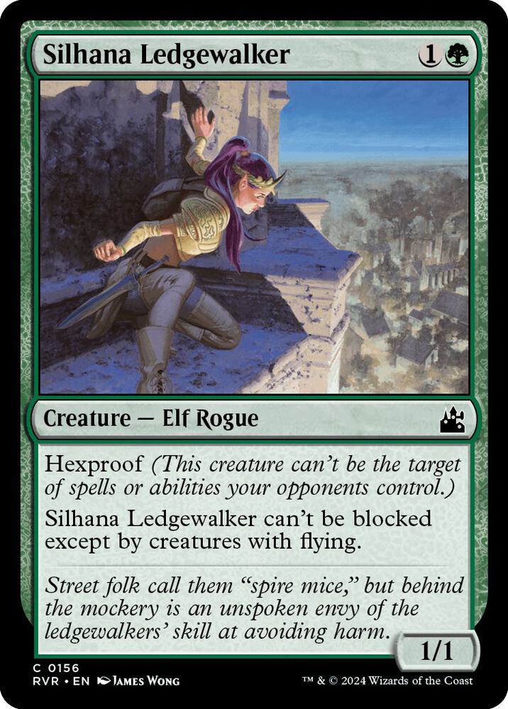 Silhana Ledgewalker 156 card from Ravnica Remastered